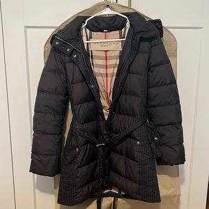Burberry puffer coat